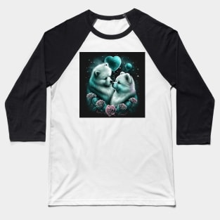 Samoyed Love Baseball T-Shirt